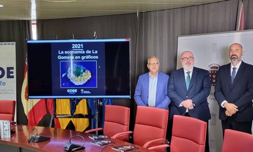 Imagen de Cabildo y CEOE presentan el libro ‘La economía de La Gomera en gráficos’